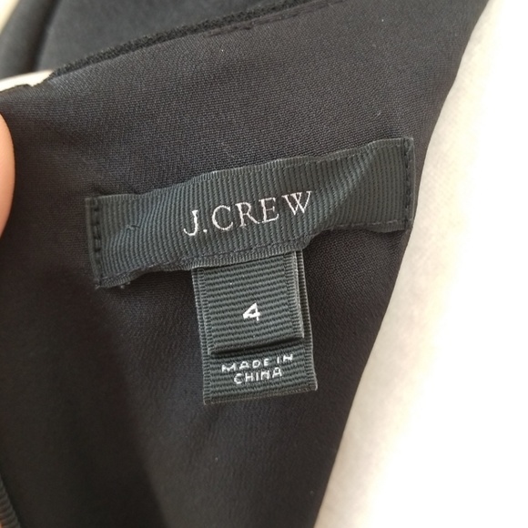 J. Crew Black Crepe Dress - Picture 5 of 7